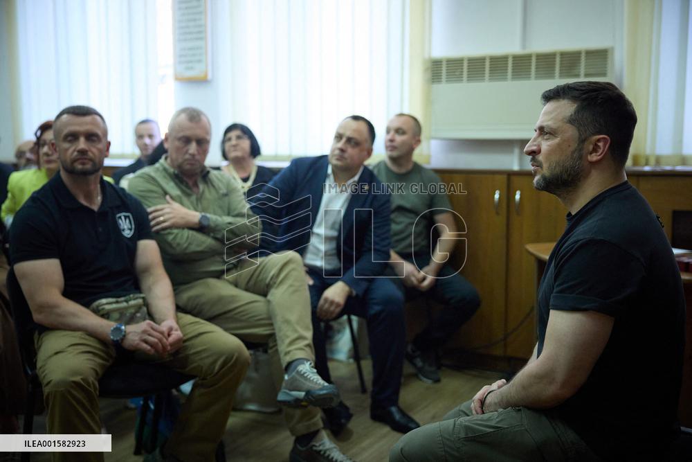 Zelensky Visits Zakarpattia Oblast