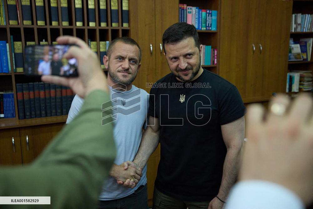 Zelensky Visits Zakarpattia Oblast