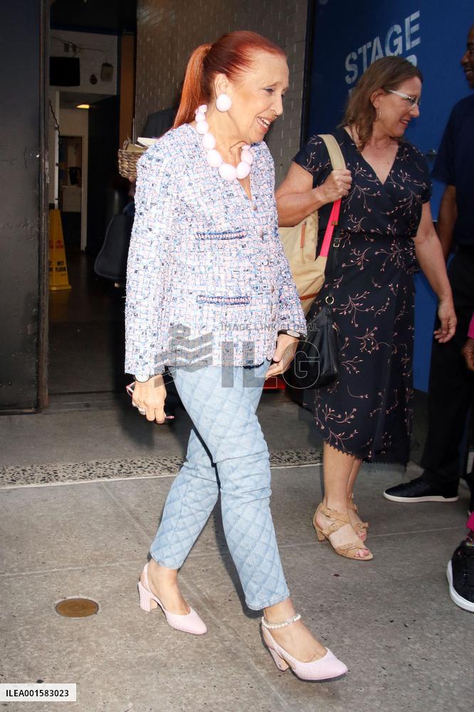 Romance Novel Author Danielle Steel On Promotion - NYC