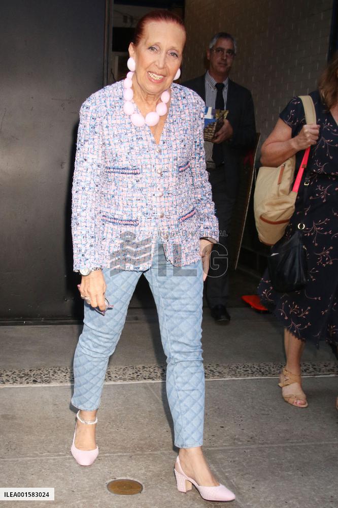Romance Novel Author Danielle Steel On Promotion - NYC