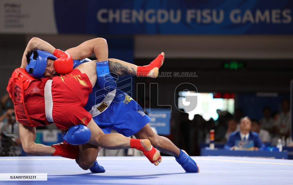 (Chengdu Universiade)CHINA-CHENGDU-WORLD UNIVERSITY GAMES-WUSHU(CN)