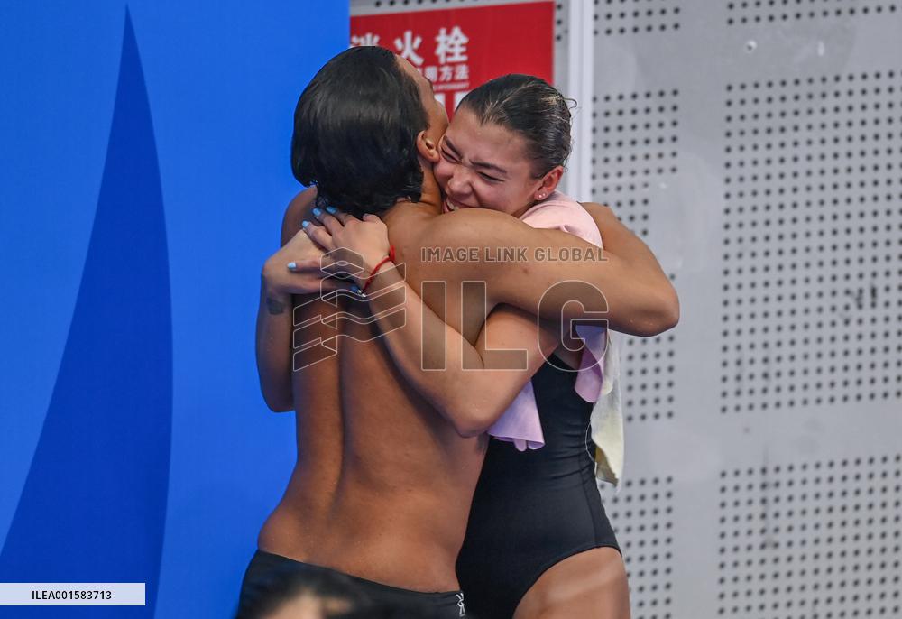 (Chengdu Universiade)CHINA-CHENGDU-WORLD UNIVERSITY GAMES-DIVING(CN)