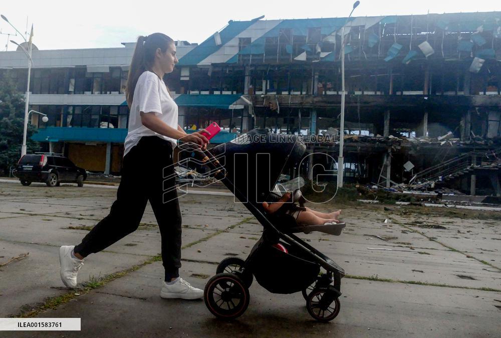 Aftermath of Russian attack on Izmail