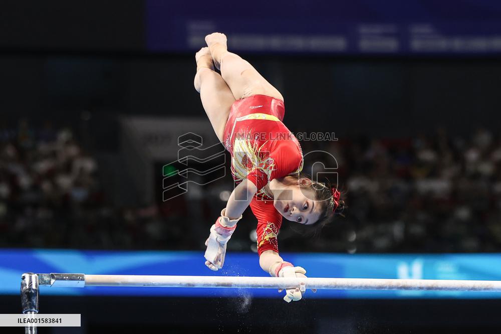 (Chengdu Universiade)CHINA-CHENGDU-WORLD UNIVERSITY GAMES-ARTISTIC GYMNASTICS (CN)