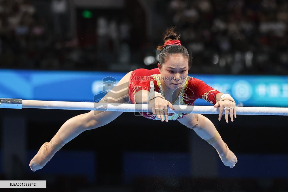(Chengdu Universiade)CHINA-CHENGDU-WORLD UNIVERSITY GAMES-ARTISTIC GYMNASTICS (CN)