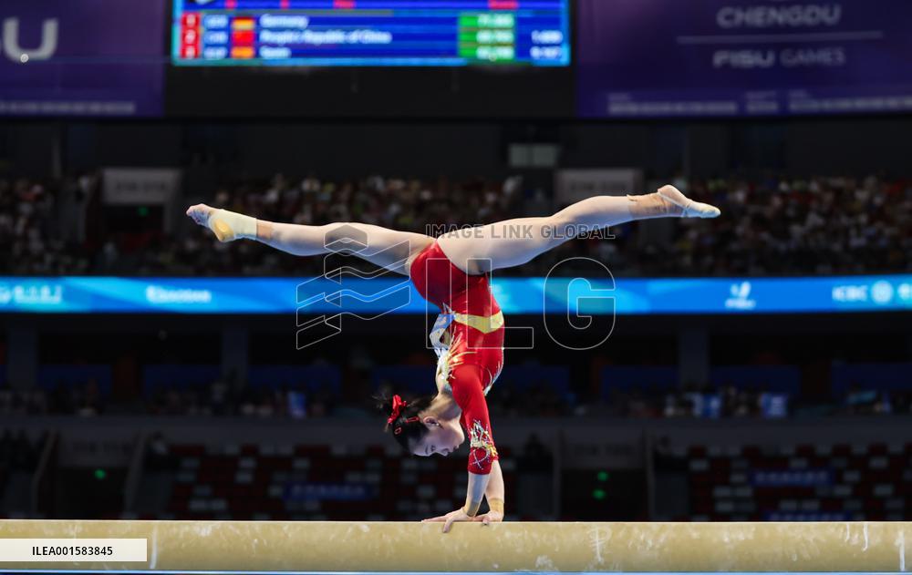 (Chengdu Universiade)CHINA-CHENGDU-WORLD UNIVERSITY GAMES-ARTISTIC GYMNASTICS (CN)