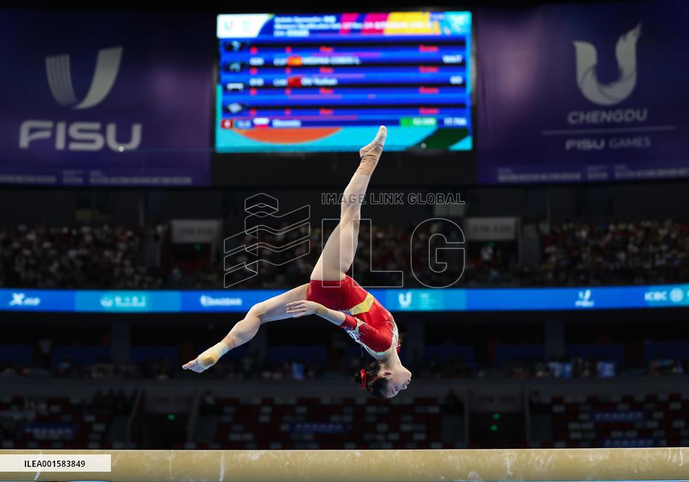 (Chengdu Universiade)CHINA-CHENGDU-WORLD UNIVERSITY GAMES-ARTISTIC GYMNASTICS (CN)