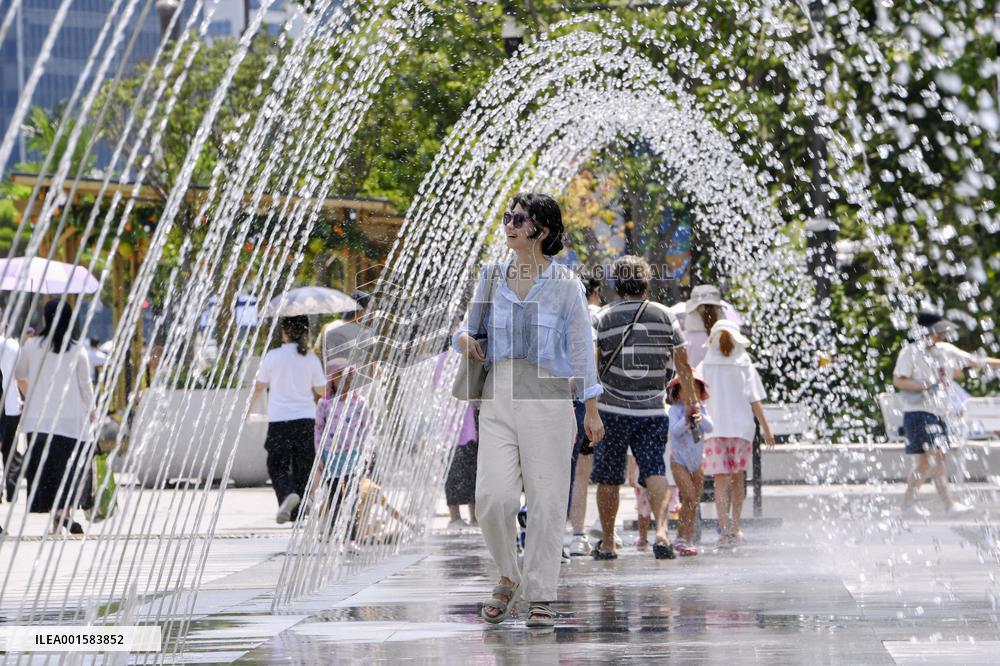 Summer heat in S. Korea