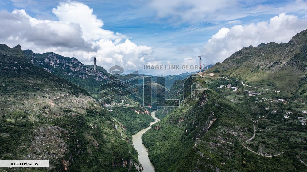 CHINA-GUIZHOU-GUANLING-HUAJIANG RIVER CANYON-SCENERY (CN)