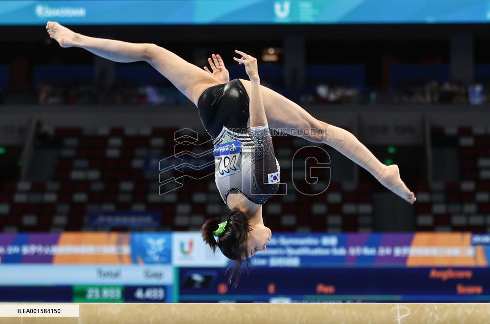 (Chengdu Universiade)CHINA-CHENGDU-WORLD UNIVERSITY GAMES-ARTISTIC GYMNASTICS (CN)