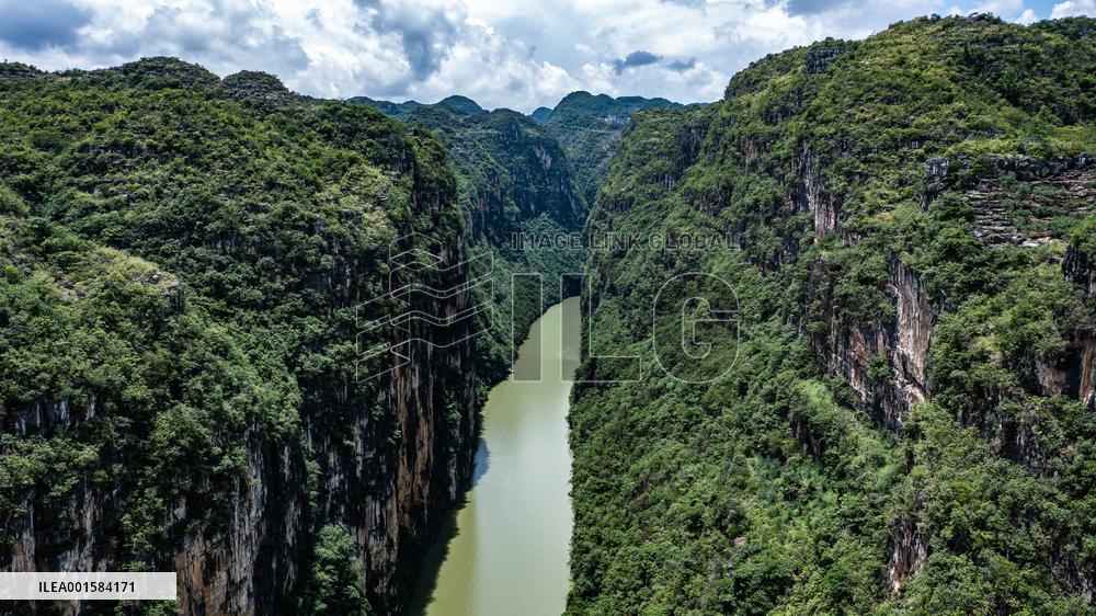 CHINA-GUIZHOU-GUANLING-HUAJIANG RIVER CANYON-SCENERY (CN)