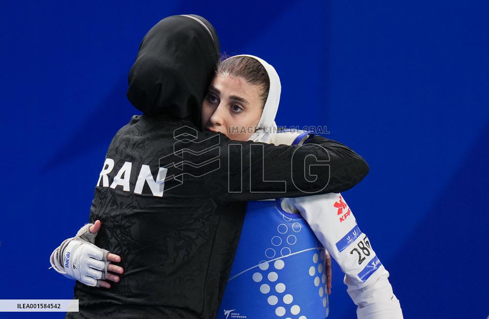 (Chengdu Universiade)CHINA-CHENGDU-WORLD UNIVERSITY GAMES-TAEKWONDO (CN)