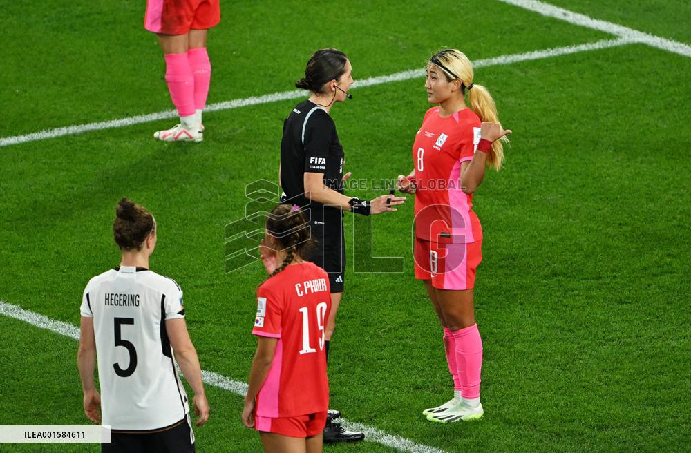 (SP)AUSTRALIA-BRISBANE-2023 FIFA WOMEN'S WORLD CUP-GROUP H-KOR VS GER
