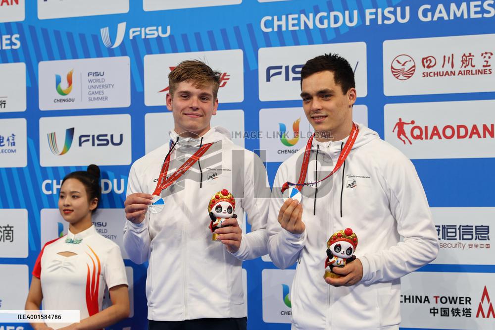 (Chengdu Universiade)CHINA-CHENGDU-WORLD UNIVERSITY GAMES-DIVING (CN)