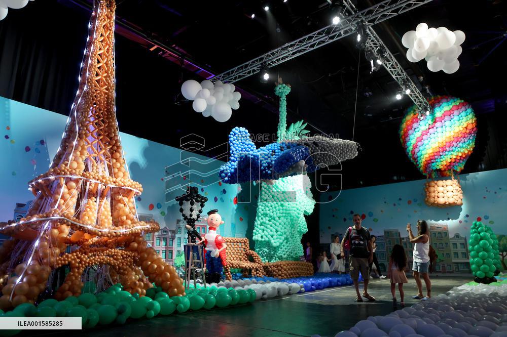 ISRAEL-TEL AVIV-BALLOON EXHIBITION