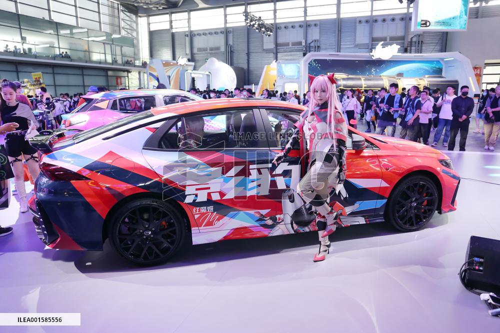GAC Trumpchi Booth at 2023 ChinaJoy in Shanghai, China