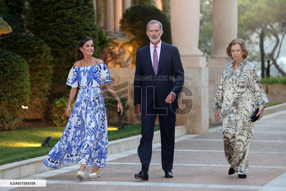 Royals Host Dinner For Authorities - Palma De Mallorca