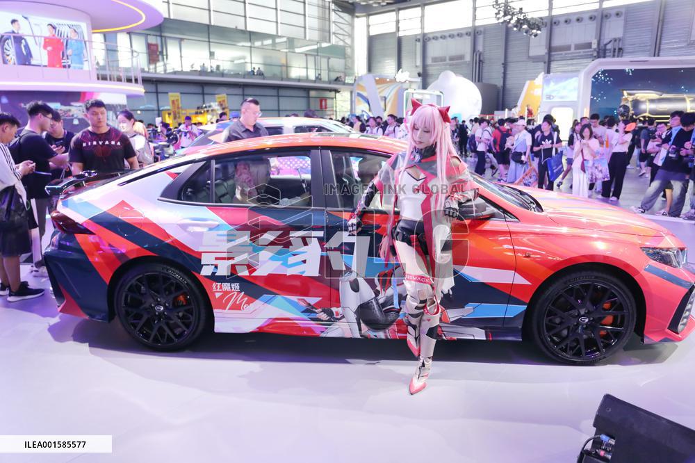 GAC Trumpchi Booth at 2023 ChinaJoy in Shanghai, China