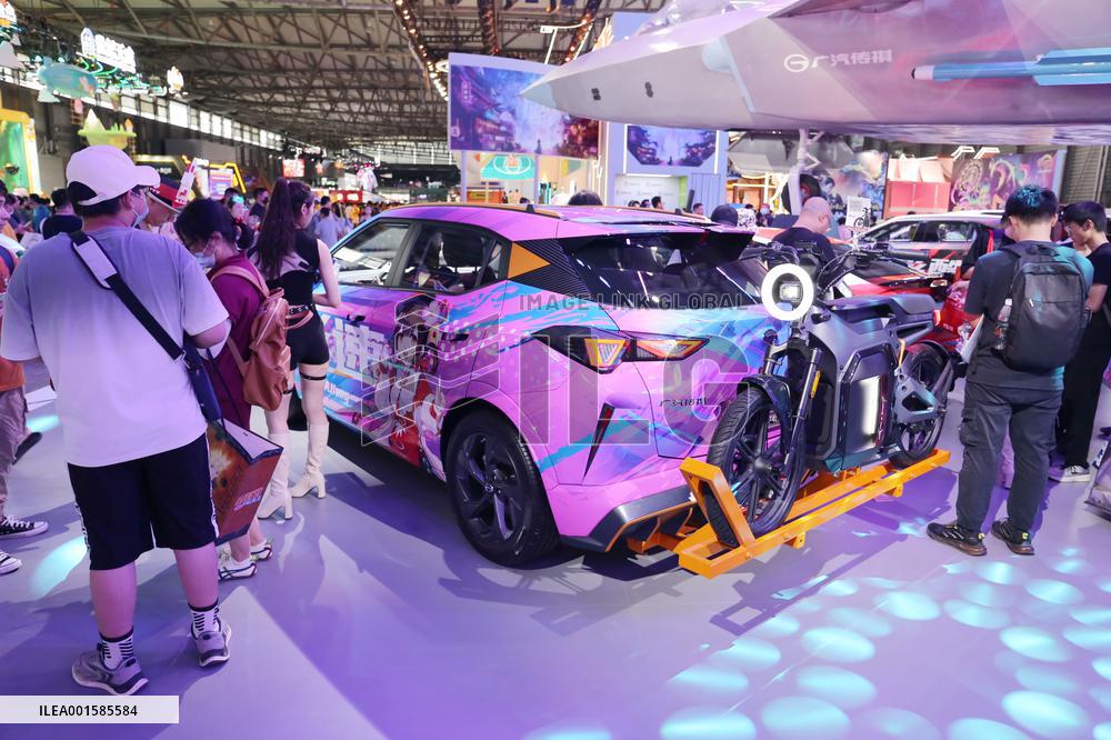 GAC Trumpchi Booth at 2023 ChinaJoy in Shanghai, China
