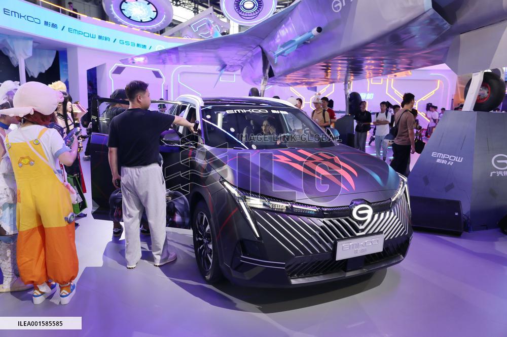 GAC Trumpchi Booth at 2023 ChinaJoy in Shanghai, China