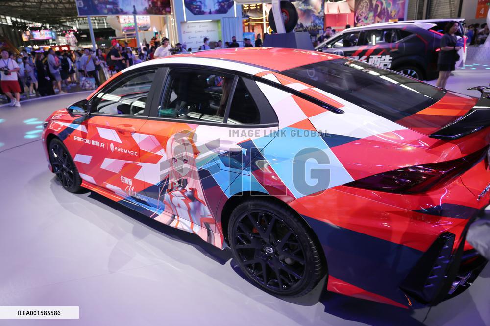 GAC Trumpchi Booth at 2023 ChinaJoy in Shanghai, China