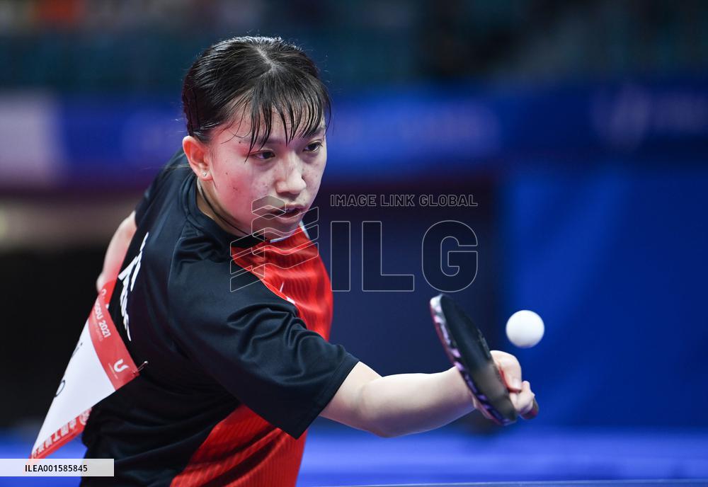 (Chengdu Universiade)CHINA-CHENGDU-WORLD UNIVERSITY GAMES-TABLE TENNIS(CN)