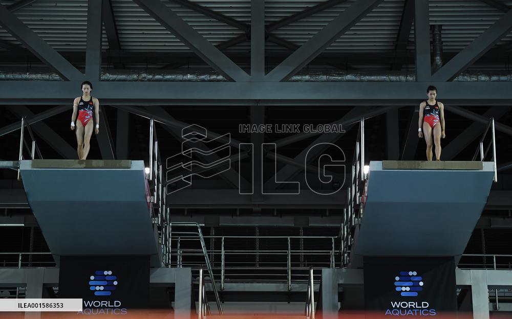 (SP)GERMANY-BERLIN-DIVING-WORLD CUP-SUPER FINAL-WOMEN'S SYNCHRONIZED 10M PLATFORM