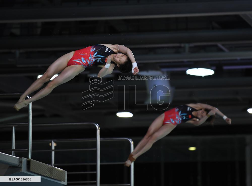 (SP)GERMANY-BERLIN-DIVING-WORLD CUP-SUPER FINAL-WOMEN'S SYNCHRONIZED 10M PLATFORM