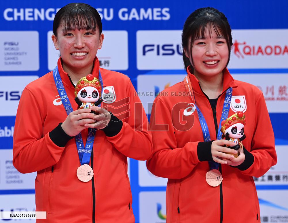 (Chengdu Universiade)CHINA-CHENGDU-WORLD UNIVERSITY GAMES-TABLE TENNIS (CN)