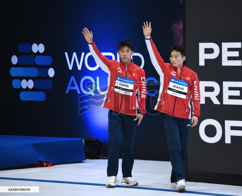 (SP)GERMANY-BERLIN-DIVING-WORLD CUP-SUPER FINAL-MEN'S SYNCHRONIZED 3M SPRINGBOARD