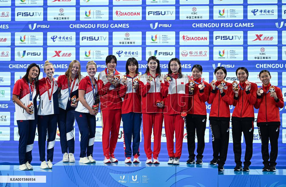 (Chengdu Universiade)CHINA-CHENGDU-WORLD UNIVERSITY GAMES-SWIMMING (CN)