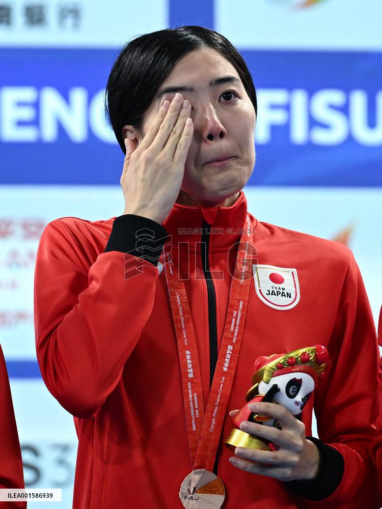 (Chengdu Universiade)CHINA-CHENGDU-WORLD UNIVERSITY GAMES-SWIMMING (CN)