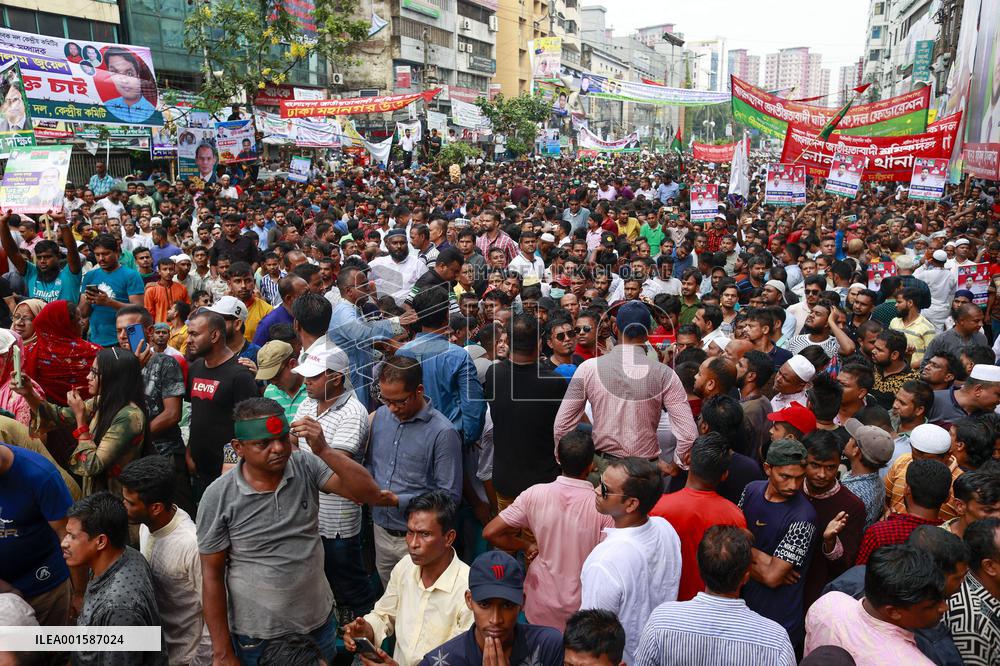BNP Rally To Protest The Verdict Against Tarique Rahman - Dhaka
