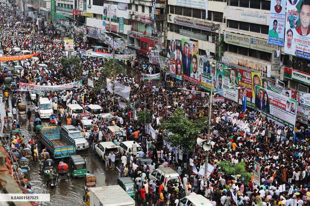 BNP Rally To Protest The Verdict Against Tarique Rahman - Dhaka