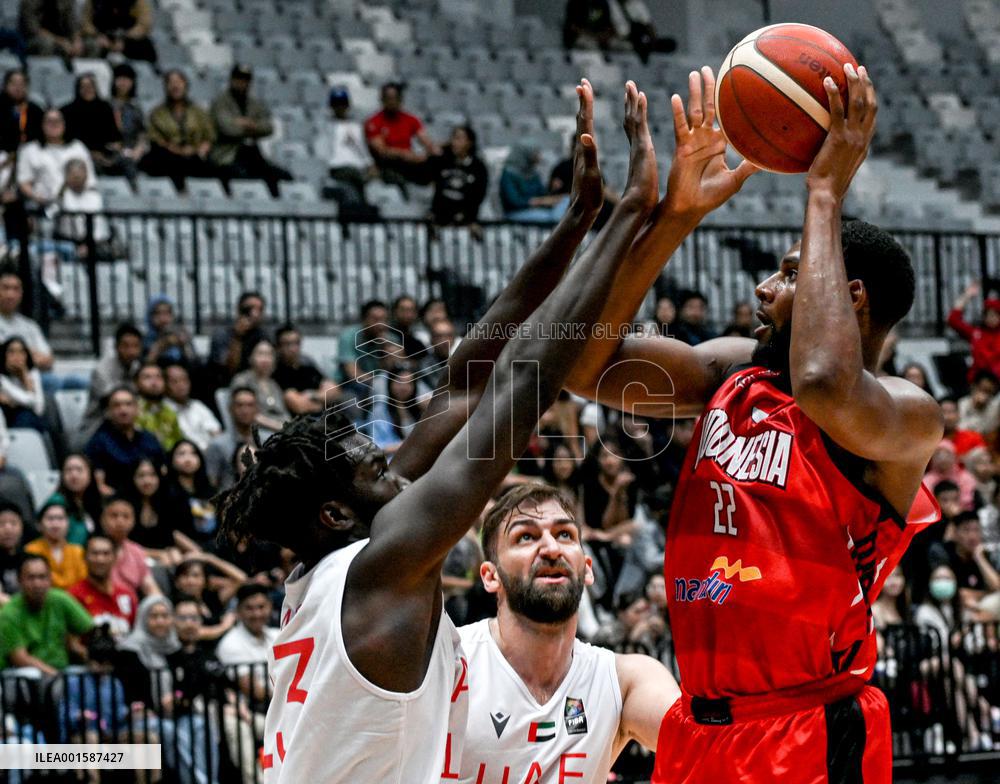 (SP)INDONESIA-JAKARTA-BASKETBALL-INVITATIONAL-IDN VS UAE