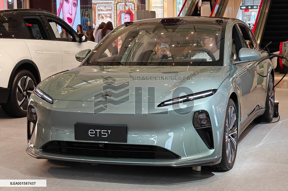 Customers Shop At NIO Store in Shanghai