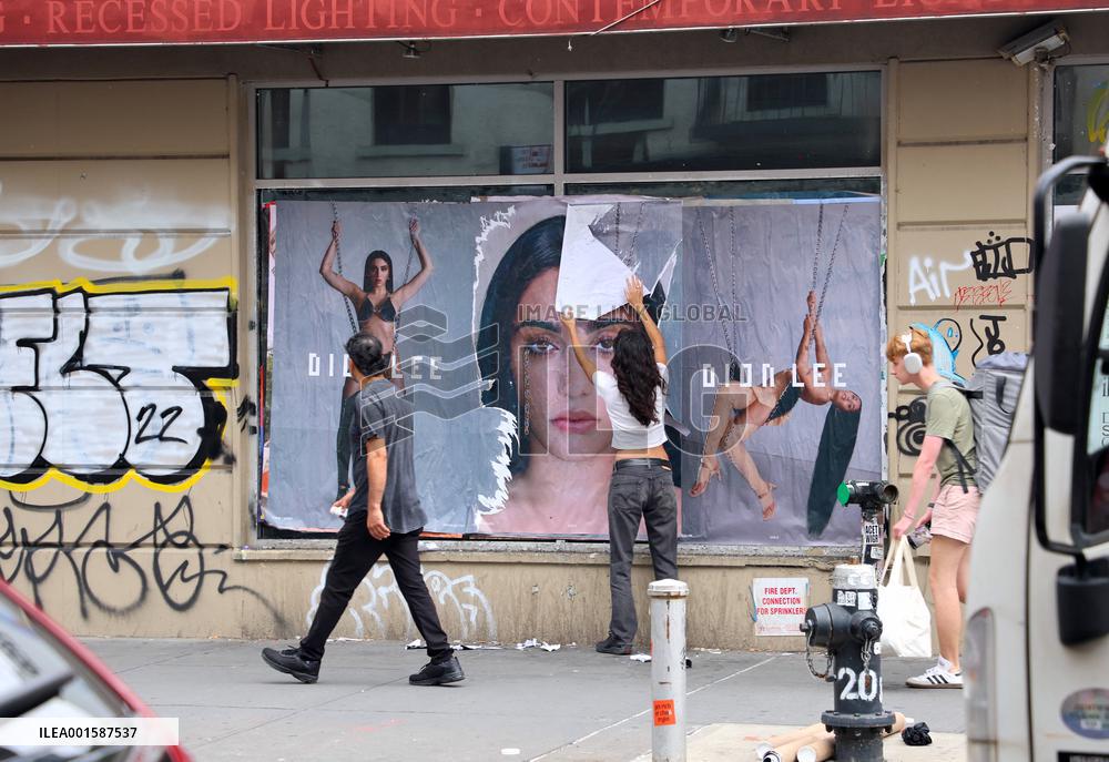 Lourdes Leon Advertising Billboard - NYC