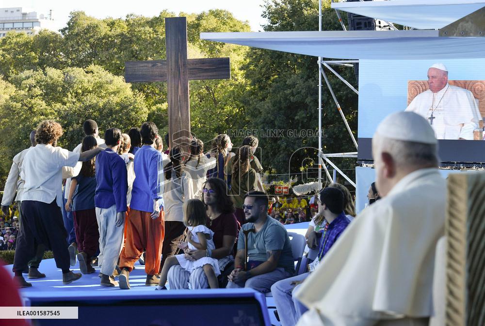 Pope Francis Celebrates The Way of the Cross - Lisbon