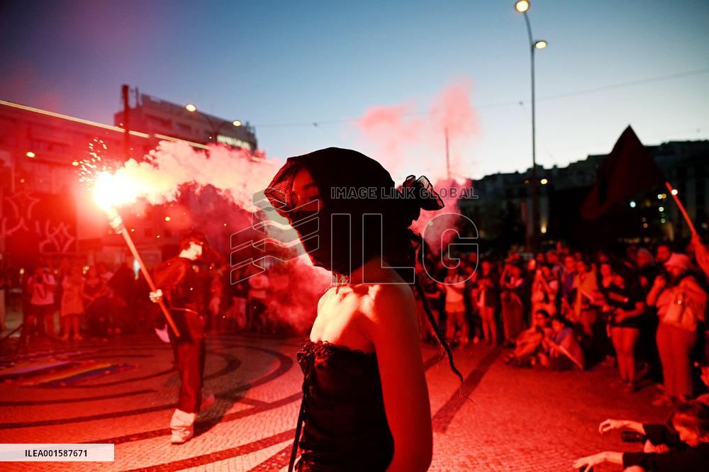 Protest Against World Youth Day - Lisbon