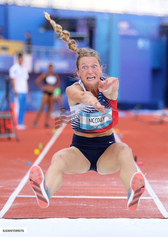 (Chengdu Universiade)CHINA-CHENGDU-WORLD UNIVERSITY GAMES-ATHLETICS(CN)