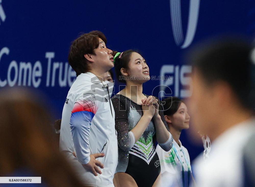 (Chengdu Universiade)CHINA-CHENGDU-WORLD UNIVERSITY GAMES-ARTISTIC GYMNASTICS(CN)