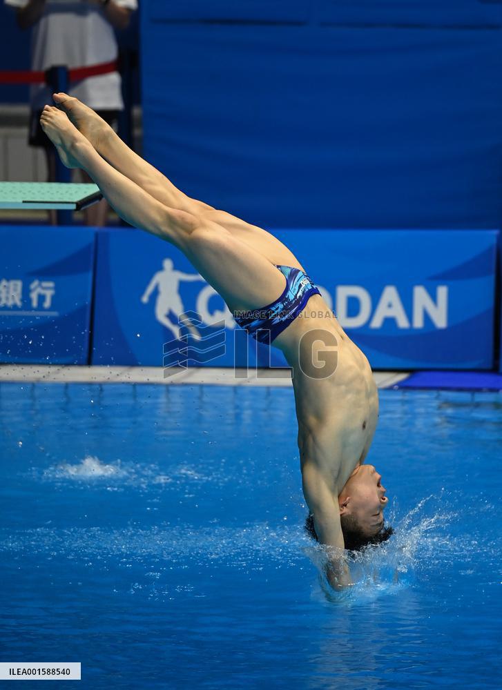 (Chengdu Universiade)CHINA-CHENGDU-WORLD UNIVERSITY GAMES-DIVING (CN)