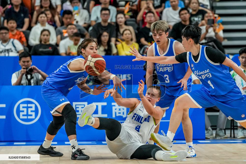 (Chengdu Universiade)CHINA-CHENGDU-WORLD UNIVERSITY GAMES-BASKETBALL (CN)