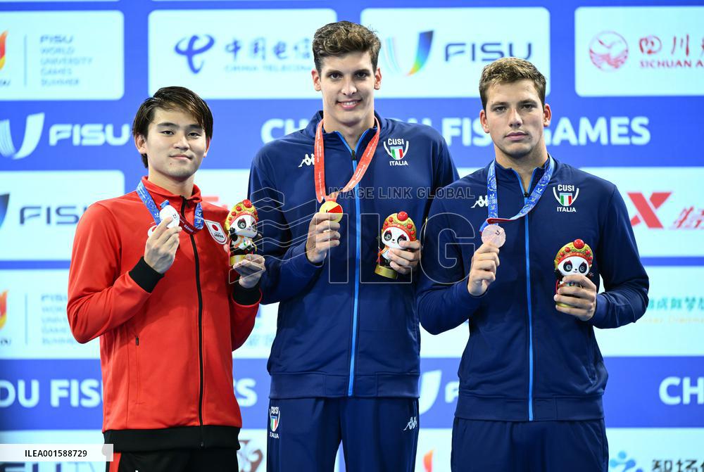 (Chengdu Universiade)CHINA-CHENGDU-WORLD UNIVERSITY GAMES-SWIMMING (CN)