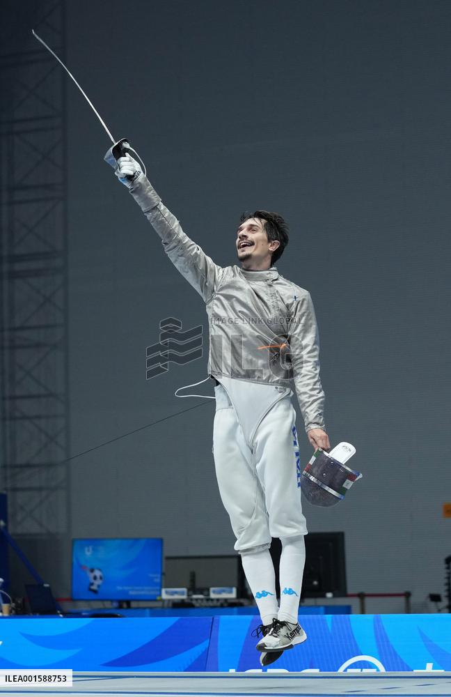 (Chengdu Universiade)CHINA-CHENGDU-WORLD UNIVERSITY GAMES-FENCING (CN)