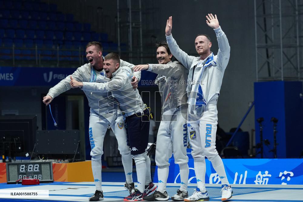 (Chengdu Universiade)CHINA-CHENGDU-WORLD UNIVERSITY GAMES-FENCING (CN)