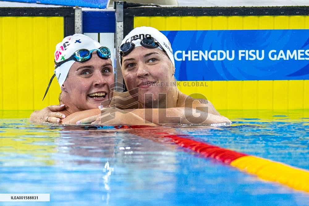(Chengdu Universiade)CHINA-CHENGDU-WORLD UNIVERSITY GAMES-SWIMMING (CN)