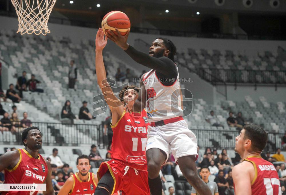 (SP)INDONESIA-JAKARTA-BASKETBALL-INVITATIONAL-INA VS SYRIA