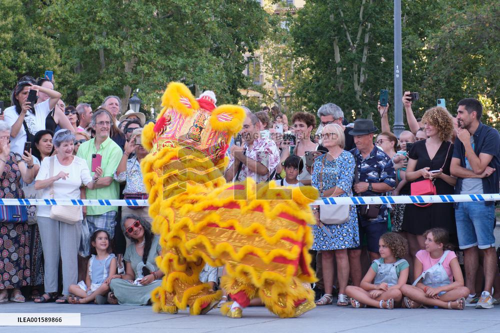 SPAIN-MADRID-LION DANCE