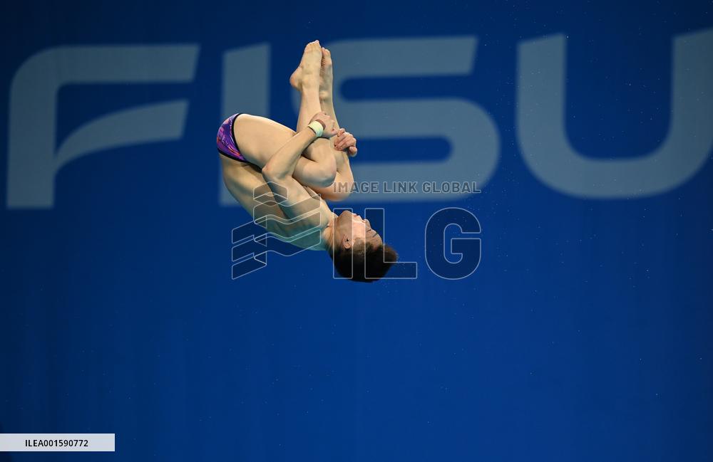 (Chengdu Universiade)CHINA-CHENGDU-WORLD UNIVERSITY GAMES-DIVING(CN)